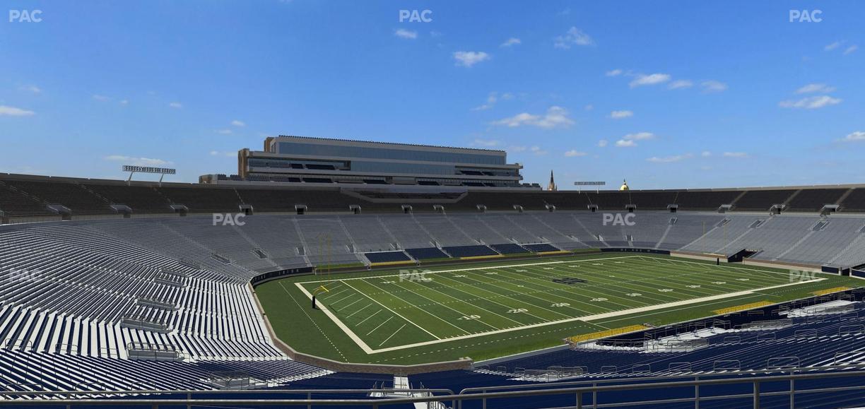 Notre Dame Stadium - Section 114 Seat View