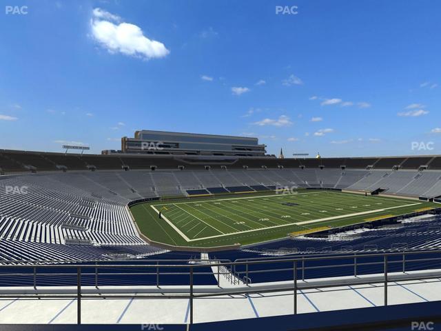 Notre Dame Stadium - Section 114 Seat View