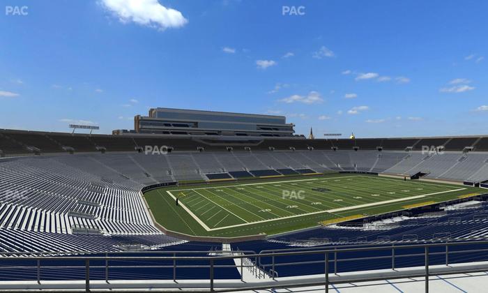 Notre Dame Stadium - Section 114 Seat View