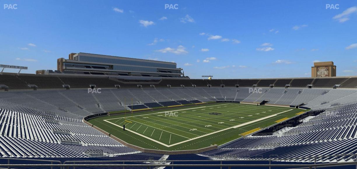 Notre Dame Stadium - Section 115 Seat View