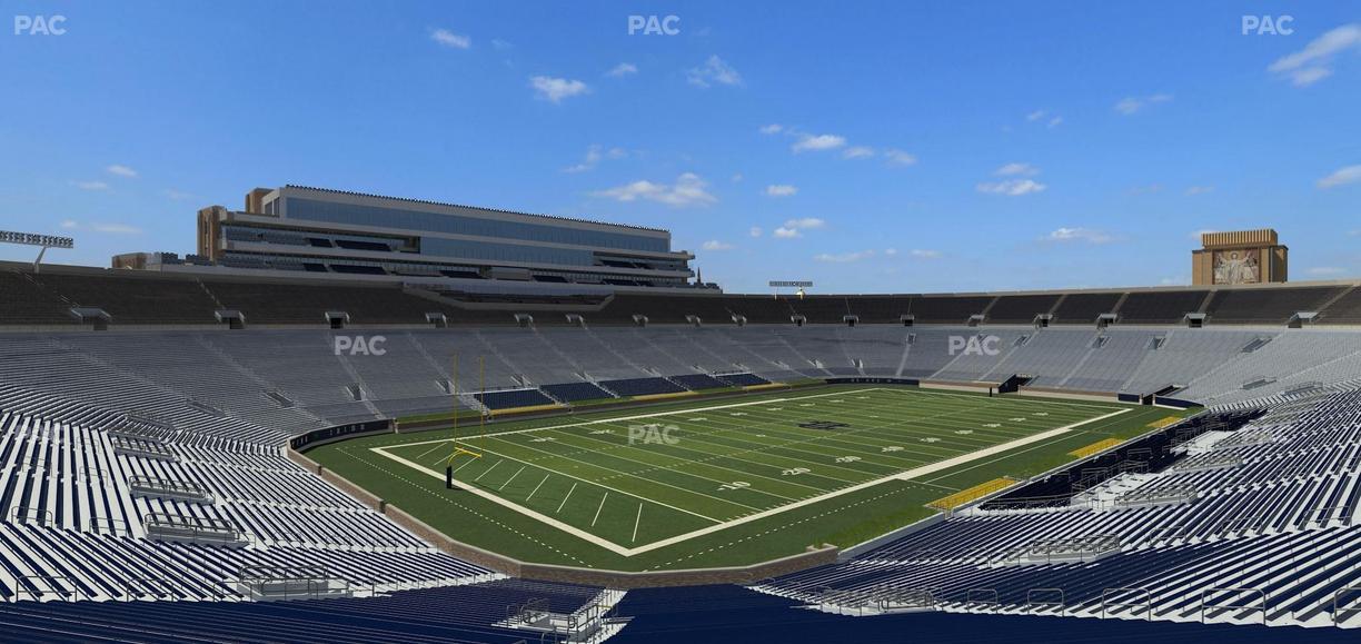 Notre Dame Stadium - Section 115 Seat View