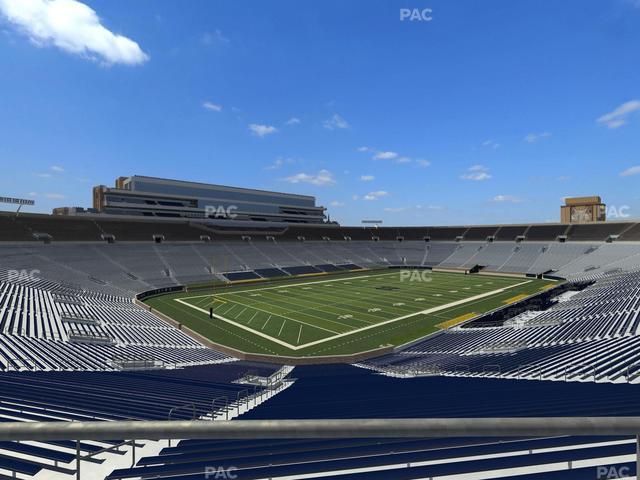 Notre Dame Stadium - Section 115 Seat View