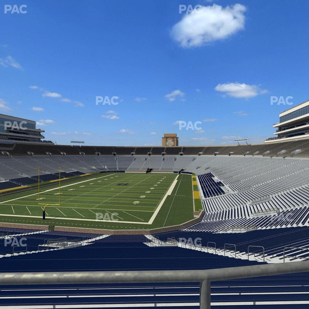 Notre Dame Stadium - Section 117 Seat View