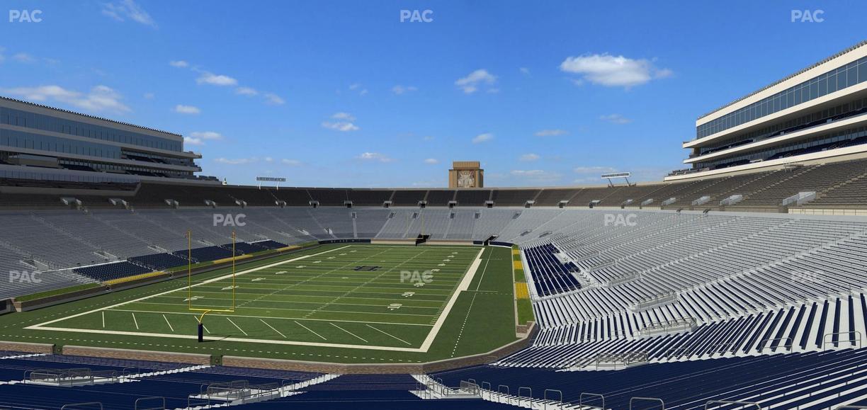 Notre Dame Stadium - Section 117 Seat View