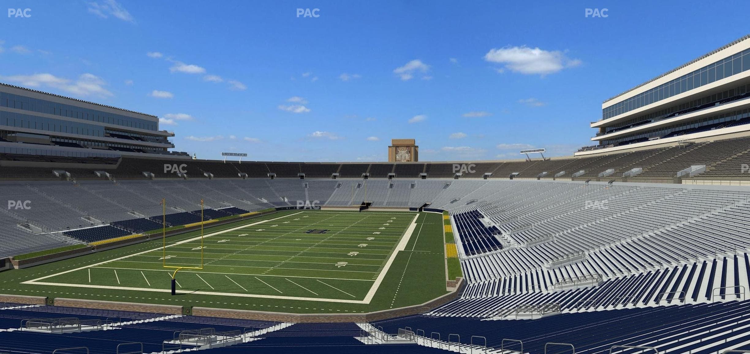 Notre Dame Stadium - Section 117 Seat View