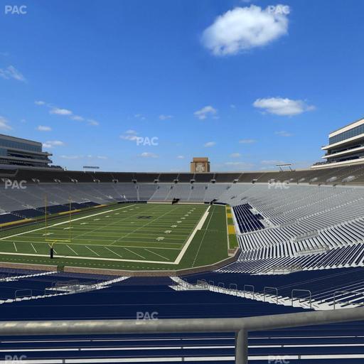 Notre Dame Stadium - Section 117 Seat View