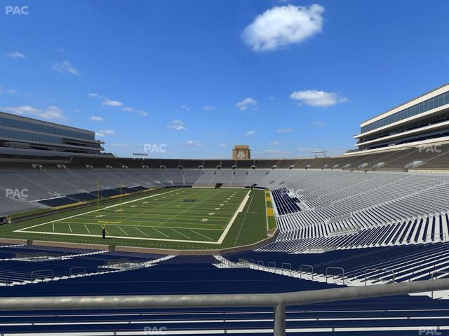 Notre Dame Stadium - Section 117 Seat View