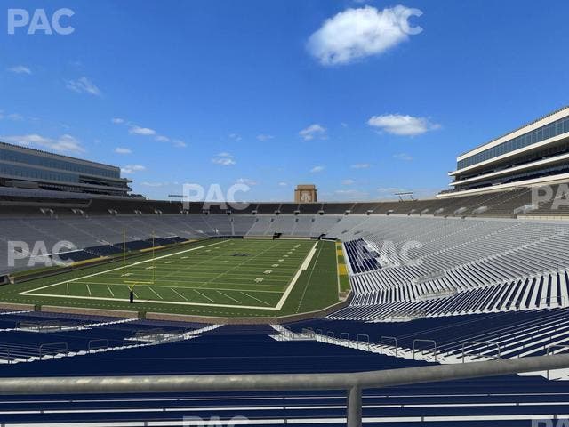 Notre Dame Stadium - Section 117 Seat View