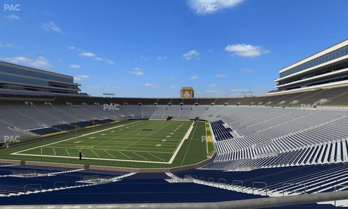 Notre Dame Stadium - Section 117 Seat View
