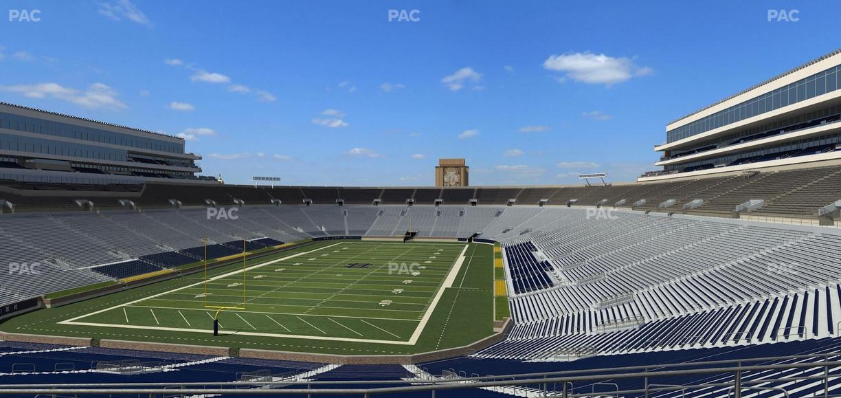 Notre Dame Stadium - Section 117 Seat View