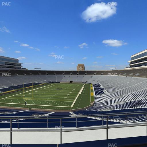 Notre Dame Stadium - Section 117 Seat View