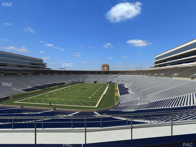 Notre Dame Stadium - Section 117 Seat View