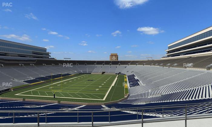 Notre Dame Stadium - Section 117 Seat View