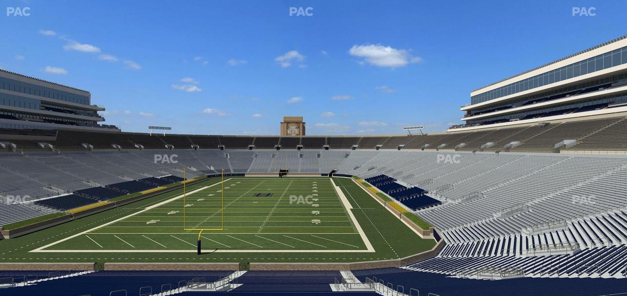 Notre Dame Stadium - Section 118 Seat View