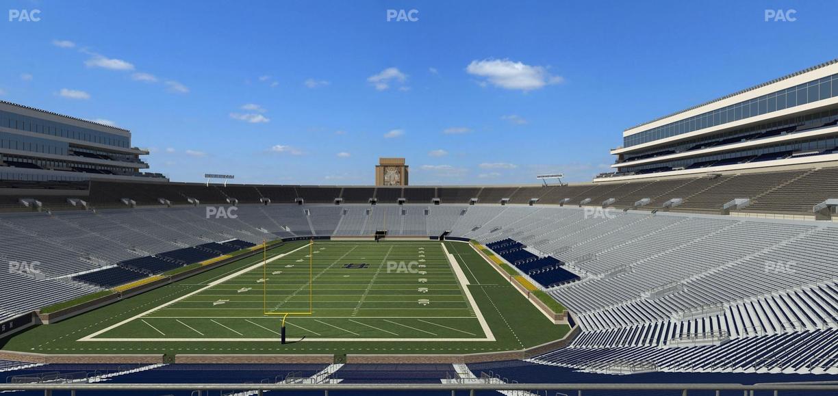 Notre Dame Stadium - Section 118 Seat View