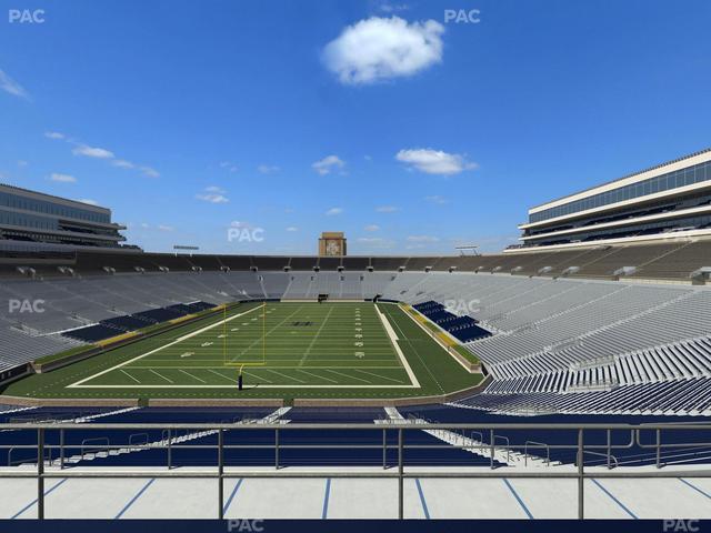 Notre Dame Stadium - Section 118 Seat View