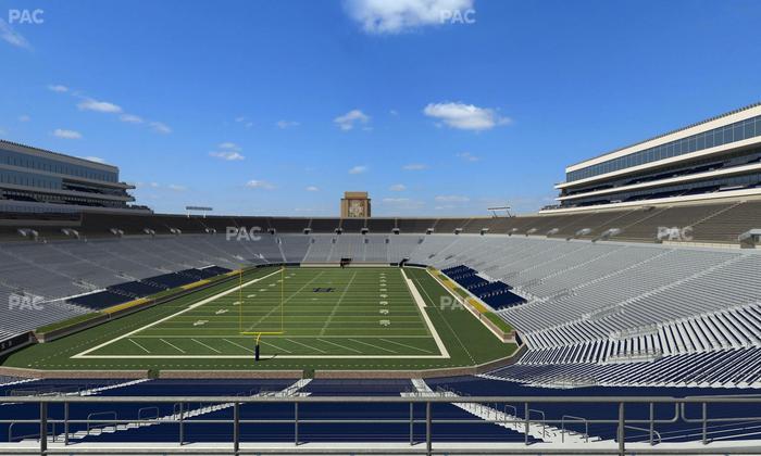 Notre Dame Stadium - Section 118 Seat View