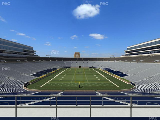 Notre Dame Stadium - Section 119 Seat View