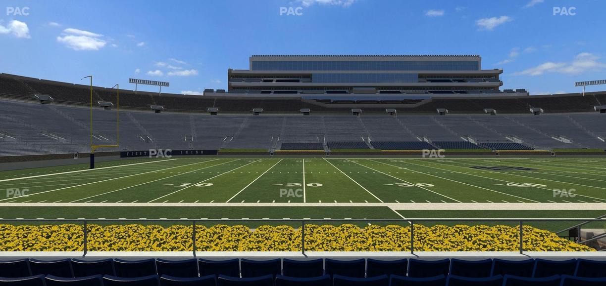 Notre Dame Stadium - Section 12 Seat View