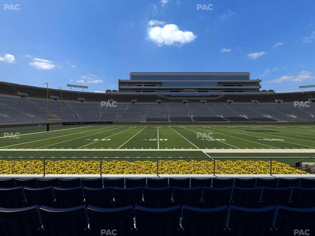 Notre Dame Stadium - Section 12 Seat View