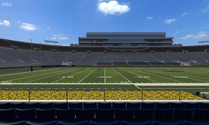 Notre Dame Stadium - Section 12 Seat View