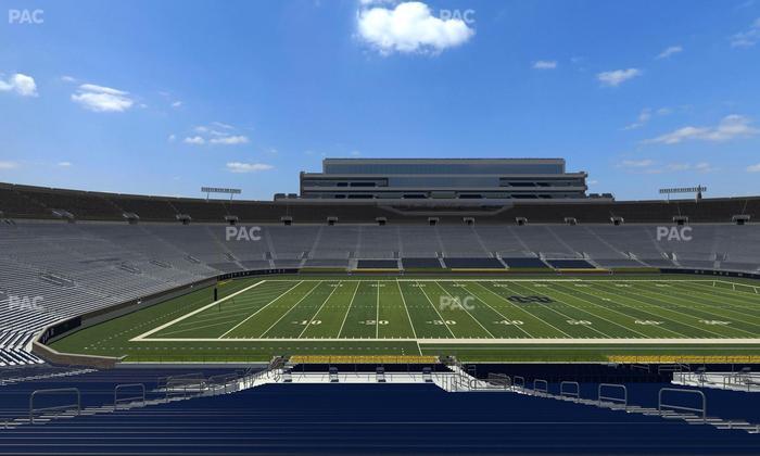 Notre Dame Stadium - Section 12 Seat View