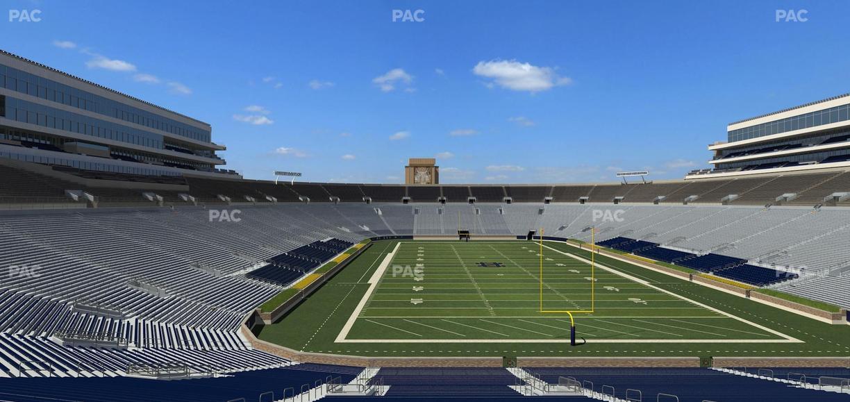 Notre Dame Stadium - Section 120 Seat View