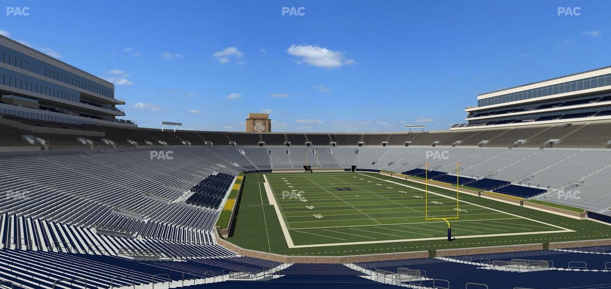 Notre Dame Stadium - Section 121 Seat View