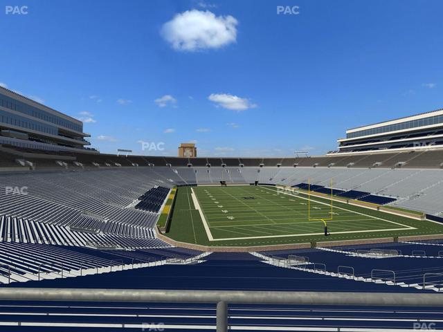Notre Dame Stadium - Section 121 Seat View