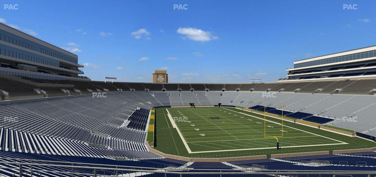 Notre Dame Stadium - Section 121 Seat View
