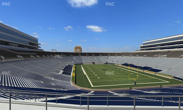 Notre Dame Stadium - Section 121 Seat View