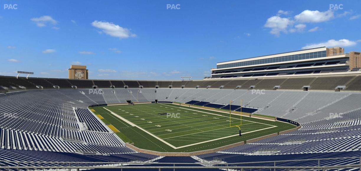 Notre Dame Stadium - Section 122 Seat View