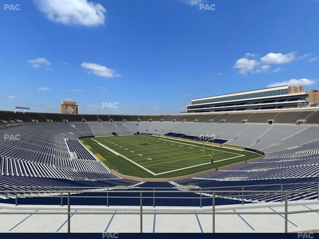 Notre Dame Stadium - Section 122 Seat View