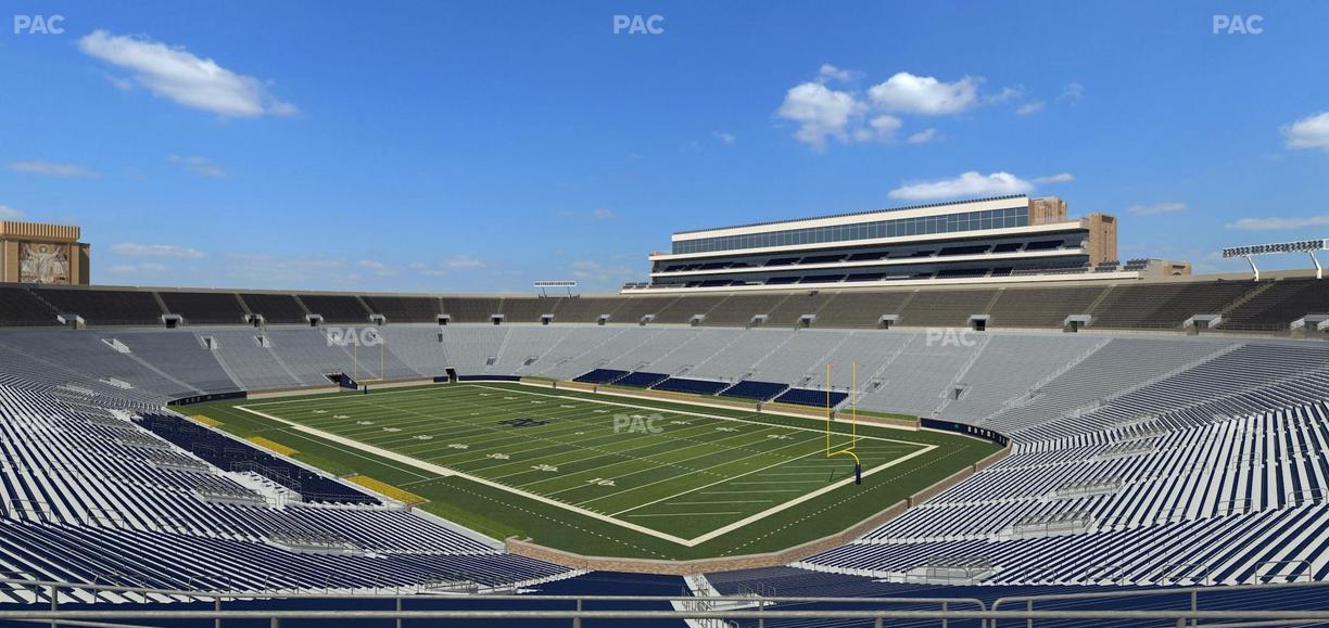Notre Dame Stadium - Section 123 Seat View