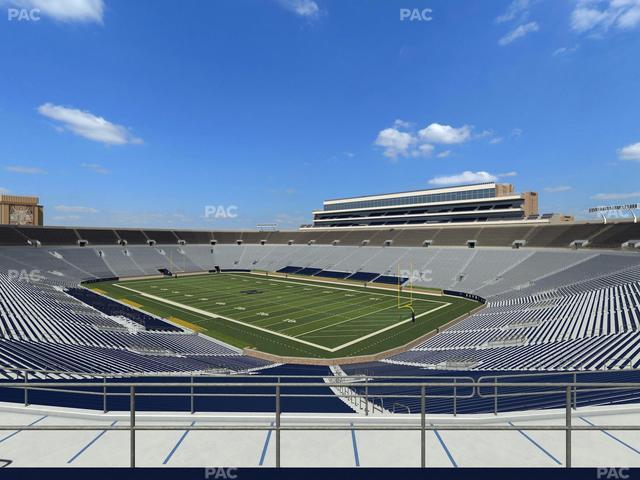Notre Dame Stadium - Section 123 Seat View
