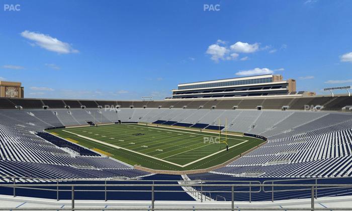 Notre Dame Stadium - Section 123 Seat View