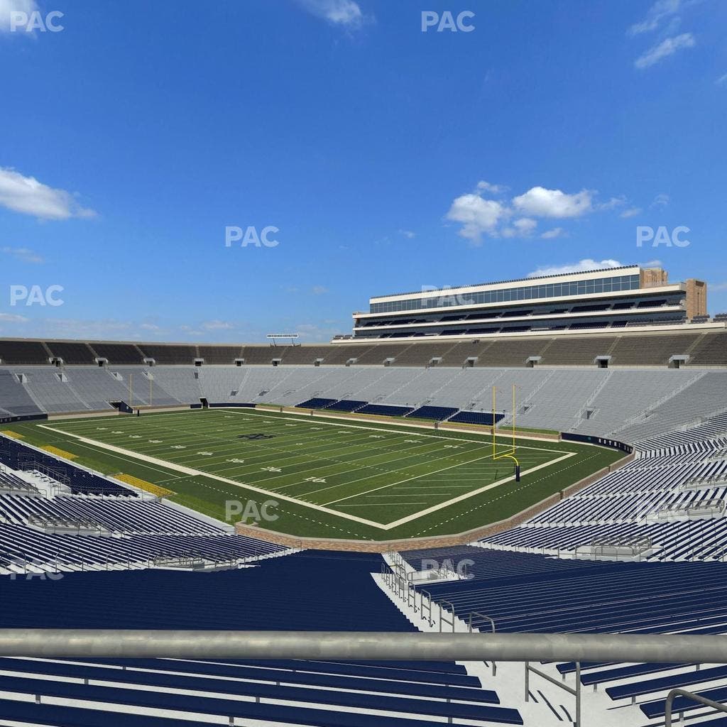 Notre Dame Stadium - Section 123 Seat View