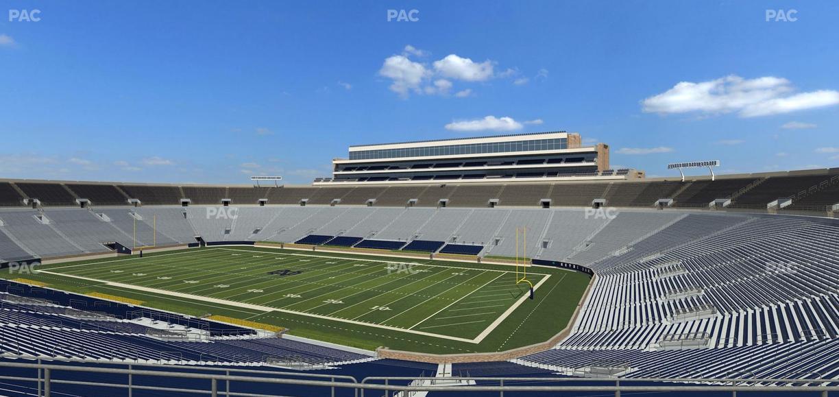 Notre Dame Stadium - Section 124 Seat View