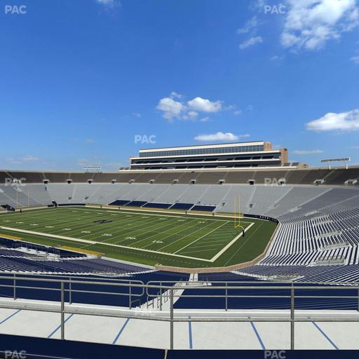 Notre Dame Stadium - Section 124 Seat View