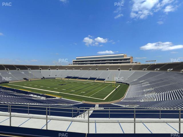 Notre Dame Stadium - Section 124 Seat View