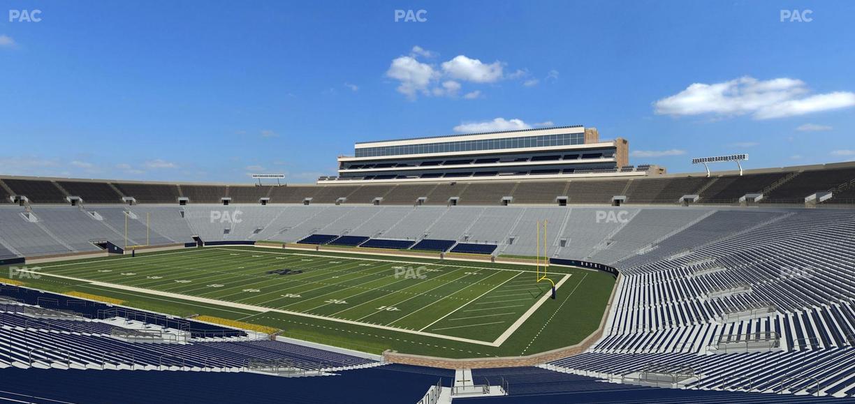 Notre Dame Stadium - Section 124 Seat View