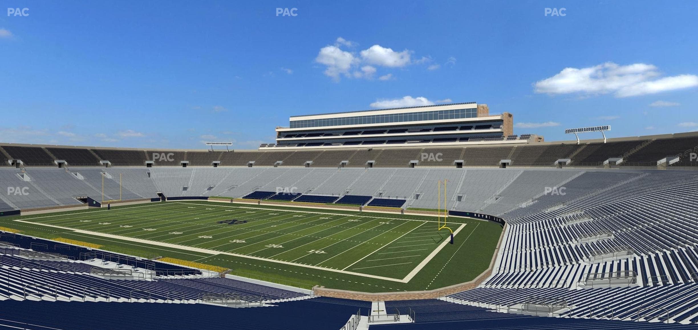 Notre Dame Stadium - Section 124 Seat View