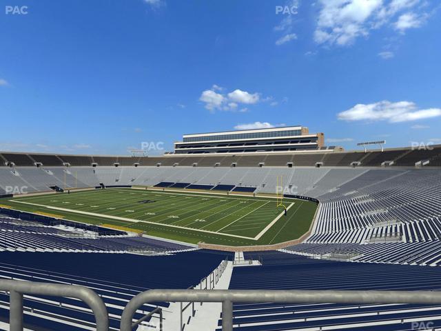 Notre Dame Stadium - Section 124 Seat View