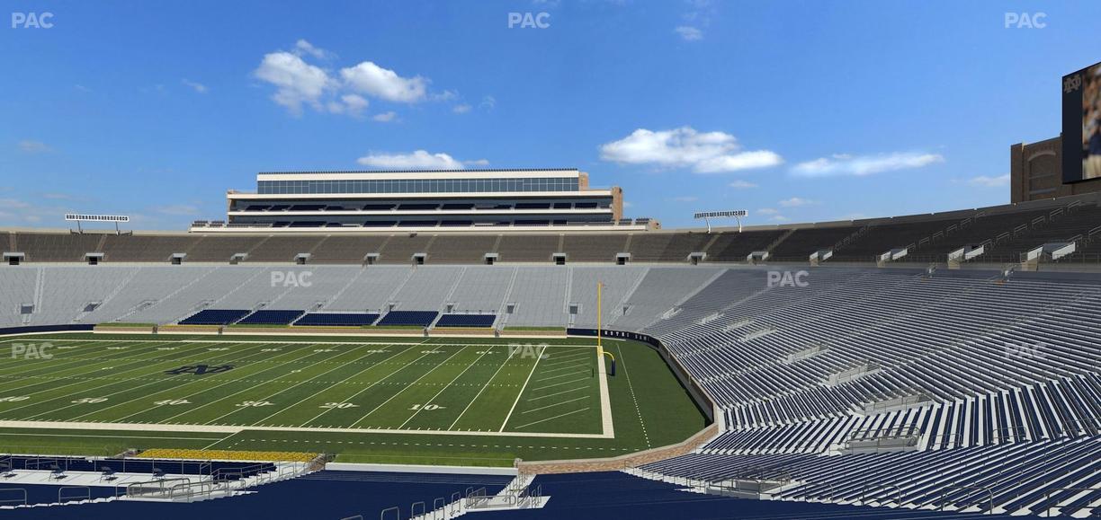 Notre Dame Stadium - Section 125 Seat View