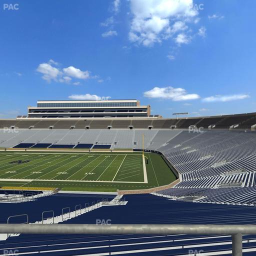 Notre Dame Stadium - Section 125 Seat View
