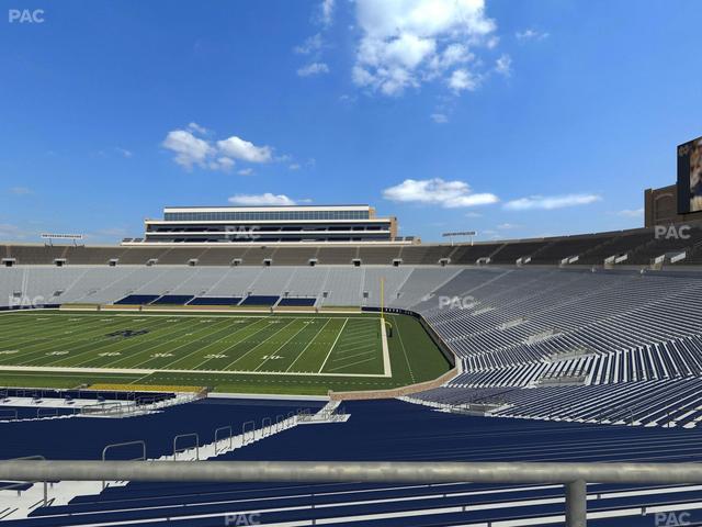 Notre Dame Stadium - Section 125 Seat View