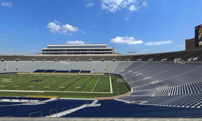 Notre Dame Stadium - Section 125 Seat View