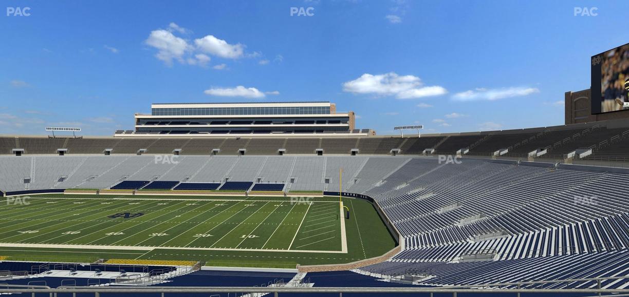 Notre Dame Stadium - Section 125 Seat View