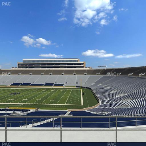 Notre Dame Stadium - Section 125 Seat View