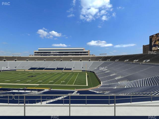 Notre Dame Stadium - Section 125 Seat View